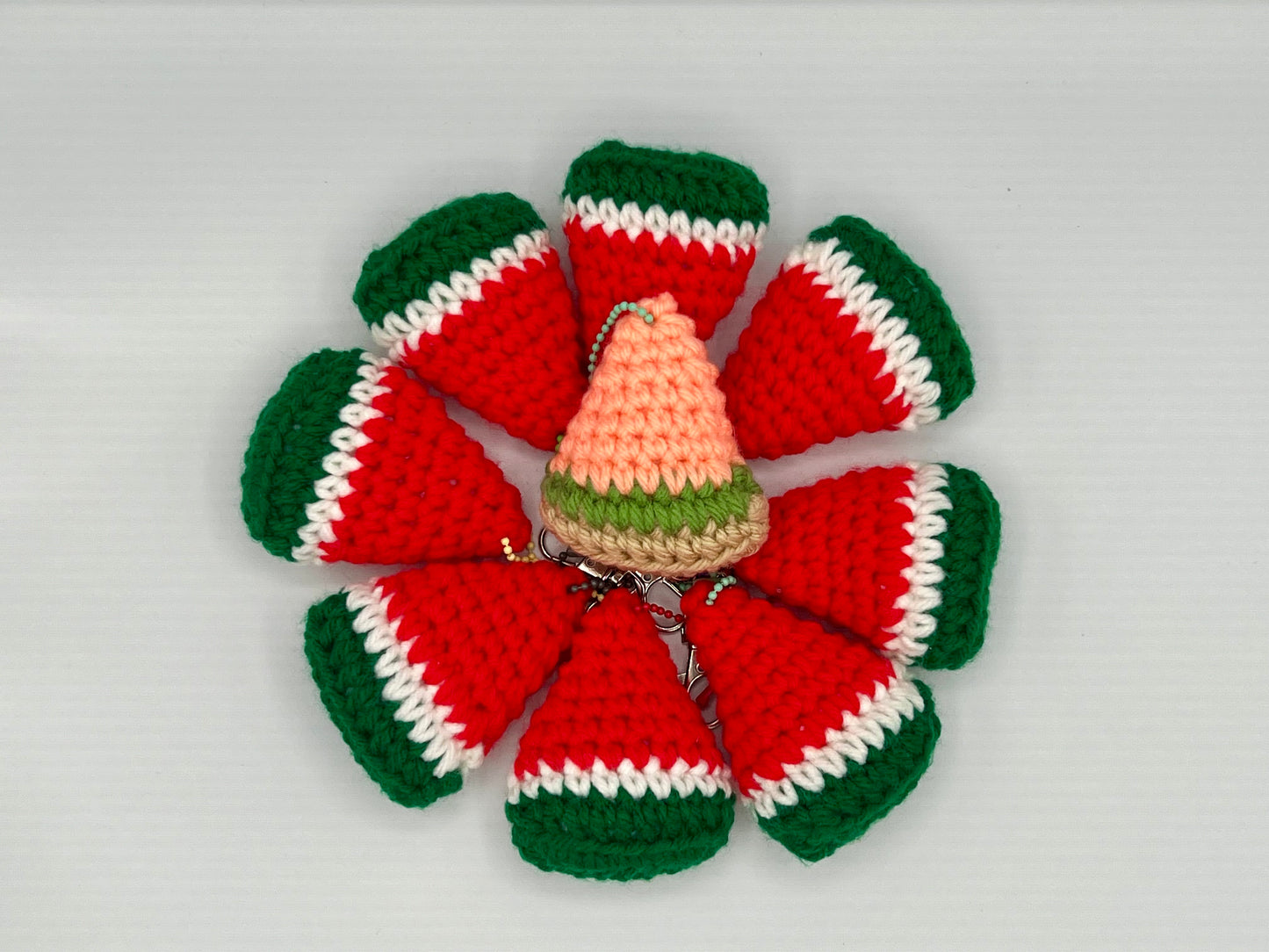 Melon Slice Keychain